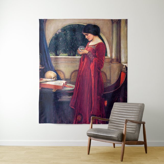 Tenture Le Crystal Ball, John William Waterhouse (En situation)