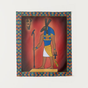 Tenture Le Dieu égyptien fixe le mur