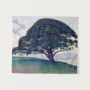 Tenture Le pin Bonaventure, peinture à l'huile, Paul Signa