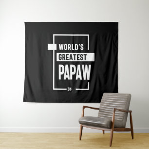 Tenture Le plus grand cadeau Papaw au monde pour hommes