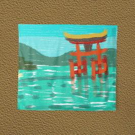 Tenture Le sanctuaire d'Itsukushima