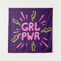 Le slogan féministe "Girl power", arrière - plan v