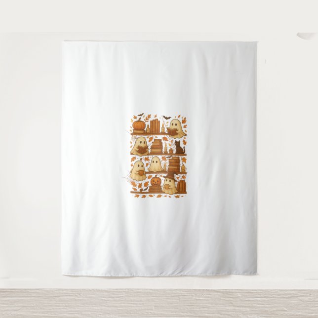 Tenture Lecture de Halloween Ghost Lover (Devant)