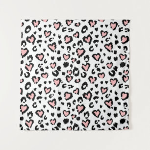 Tenture Leopard or jaguar seamless pattern, textured fashi