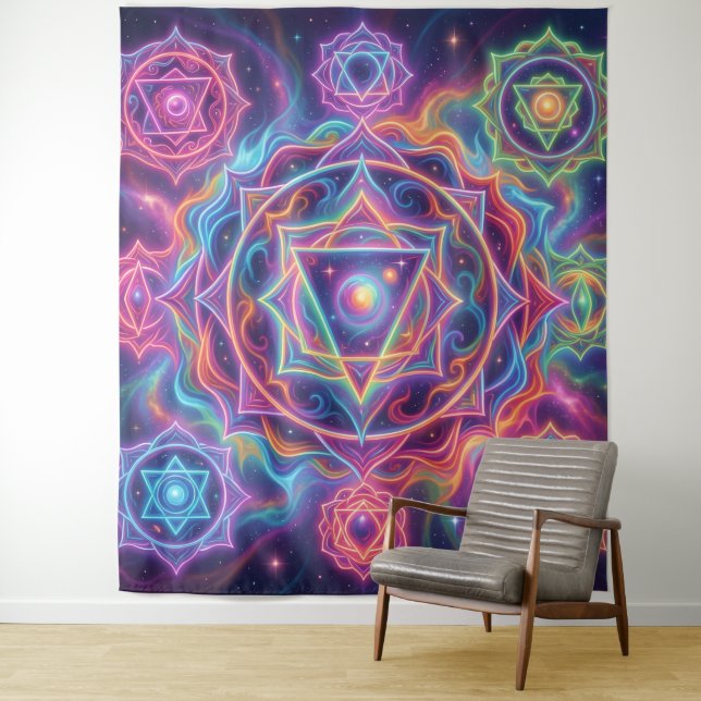 Tenture Les 7 Chakras´10 (En situation)