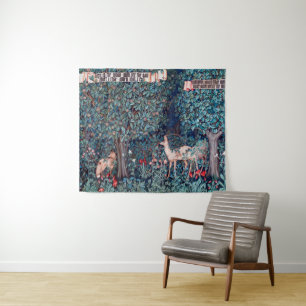 Tenture Les animaux dans la forêt, William Morris