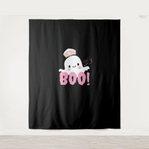 Tenture Les Chemises Infirmières D'Halloween Femme Boo ! T