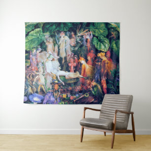 Tenture Les funérailles de la fée, John Anster Fitzgerald