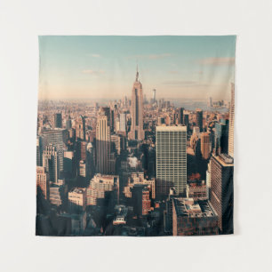 Tenture Les gratte-ciel de New York offrent une vue urbain