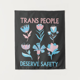 Tenture Les personnes trans méritent la Fierté de sécurité