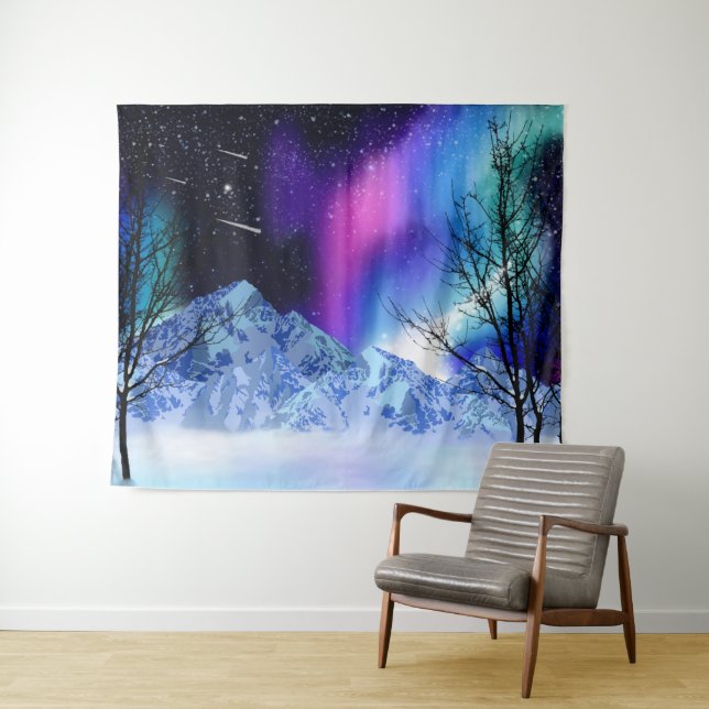 Tenture Les points forts de l'hiver (En situation (horizontale))