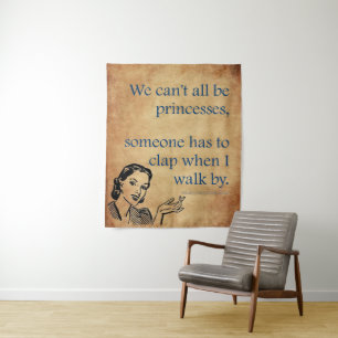 Tenture Les princesses de SlipperyJoe applaudissent affich
