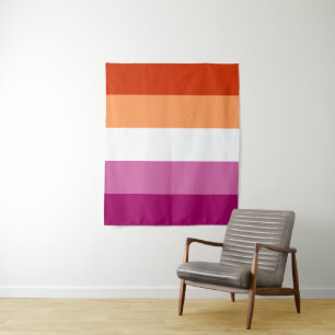 Tenture Lesbian Pride Flag LGBTQ