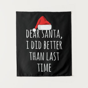 Tenture Lettre amusante aux cadeaux de Noël de Père Noël