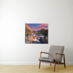 Tenture Lever de soleil au-dessus de crique de