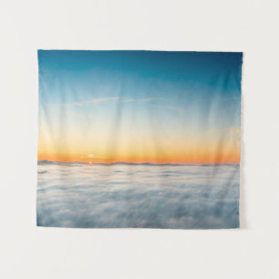 Tenture Lever de soleil magique au-dessus des nuages