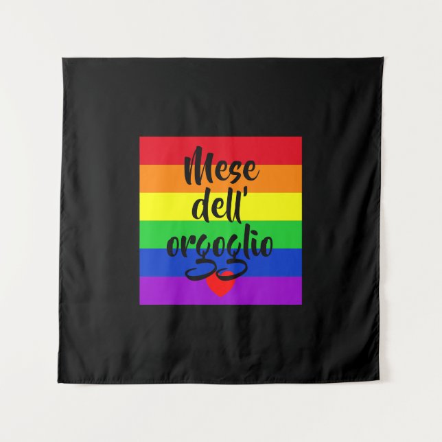 Tenture #LGBT #love #pride #gay #lesbiennes #freedom #para (Devant)
