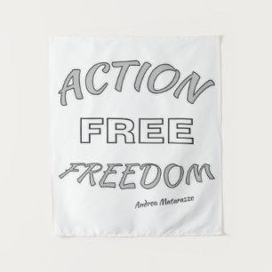 Tenture Liberté d'action