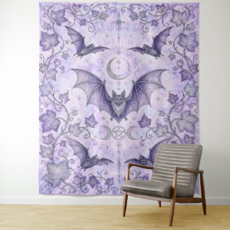 Tenture Lierre et Chauves-Souris Art Païen