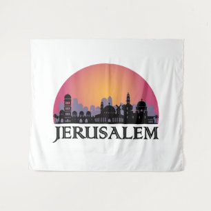 Tenture Ligne aérienne Jérusalem - Voyage Israël