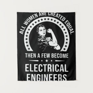 Tenture L'Ingénieur Électrique Pour Femmes Est Créé Égalem
