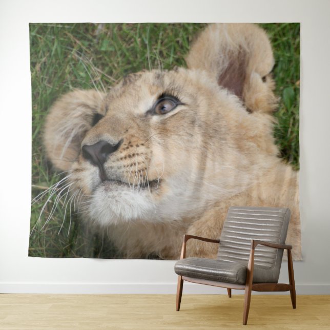 Tenture Lion 022 (En situation (horizontale))