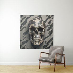 Tenture LITE Memento Mori Camo Skull