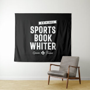 Tenture Livre de sport Whiter Job Title Don