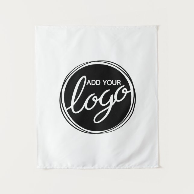 Tenture Logo d'entreprise personnalisé (Devant)