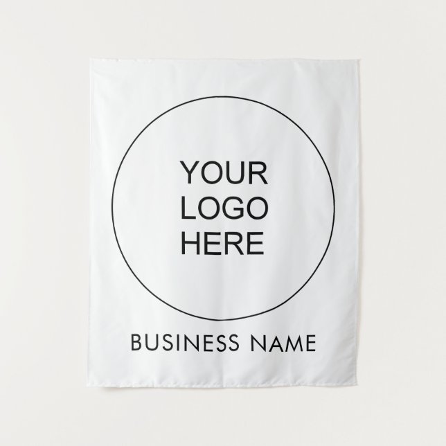 Tenture Logo d'entreprise personnalisé Ajouter un Modèle d (Devant)