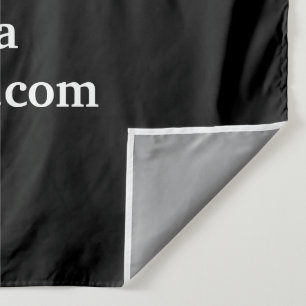 Tenture Logo personnalisé simple minimal élégant ici socié