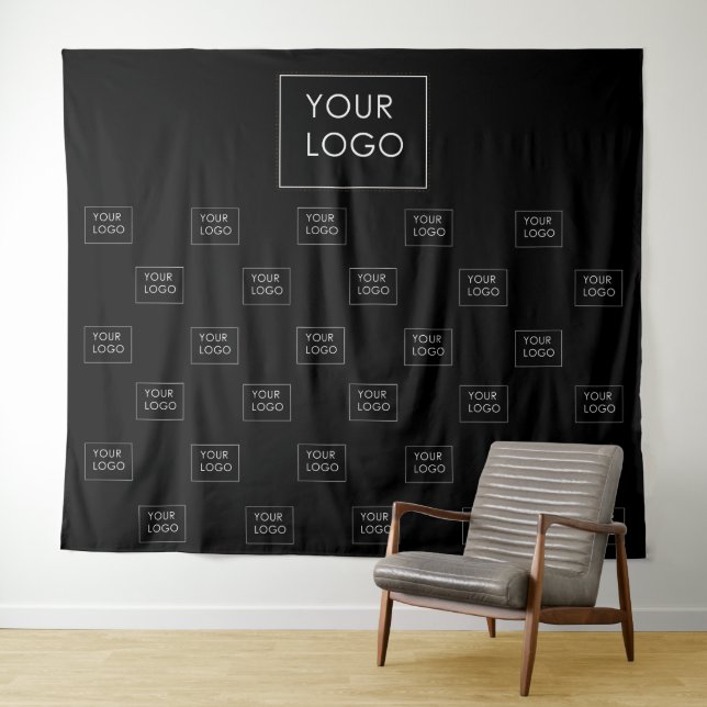 Tenture Logo professionnel Black Fair Arrière-plan (En situation (horizontale))