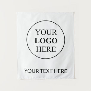 Tenture Logo promotionnel personnalisé - Pas de commande m