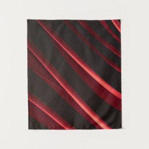 Tenture Logo rouge et noir