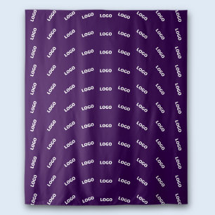 Tenture Logo Unique ou Motif d'Image Téléchargée   Violet