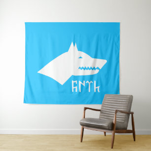 Tenture Loup gris turc - Gokturks