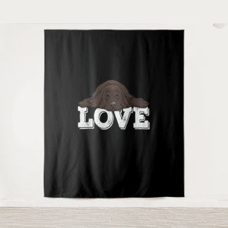 Tenture Love Newfie Chien Dormir | Décor