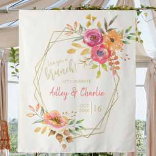 Tenture Love You a Brunch Fall Floral Wedding shower
