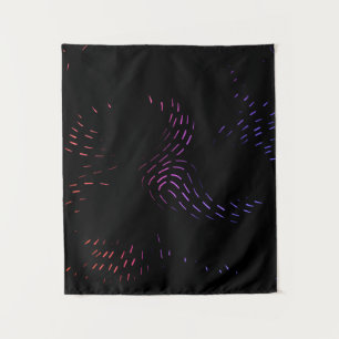 Tenture Lumières violettes et roses