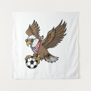 Tenture Lunettes de soleil aigle de football USA cool vint