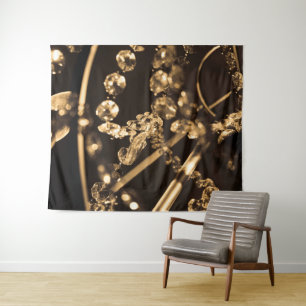 Tenture Lustre Sepia Crystal
