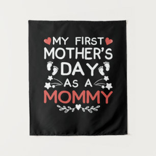 Tenture Ma première fête des mères en tant que maman