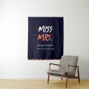 Tenture Mademoiselle à Mme Shower Nuptial