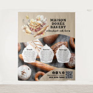 Tenture Magasin de boulangerie Pâtissier Dessert Sucreries
