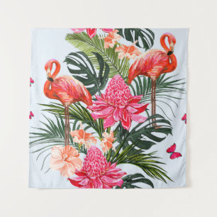 Tenture Magnifique fond de motif floral estival sans coutu