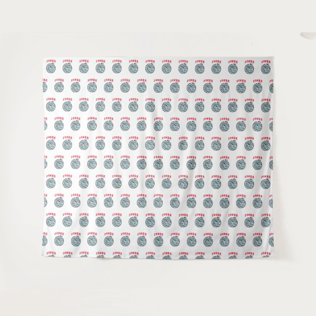 Tenture MahJong symbole du jeu Joker tuile (Devant (Horizontal))