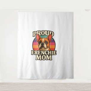 Tenture Maman Frenchie Chien Bouledogue Français Mignon Co
