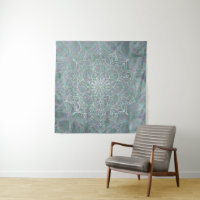 Mandala chic bohème reflets iridescents