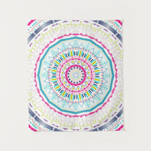 Tenture mandala coloré