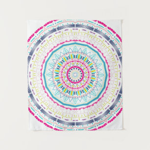 Tenture mandala coloré